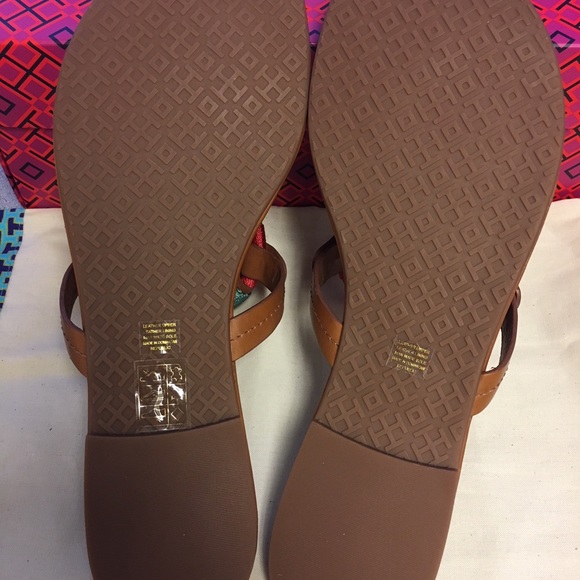 Tory Burch Women’s Miller Embroidered Sandal, Tan - Picture 4 of 4